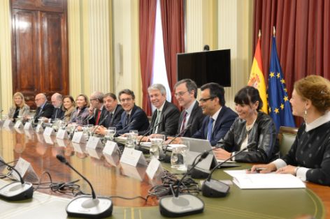 Hoy, en la sede del ministerio