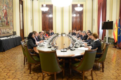 Hoy, en la sede del ministerio