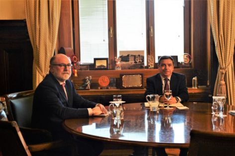 Hoy, en la sede del ministerio