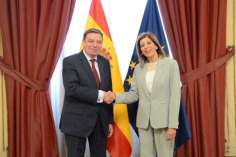 Hoy, durante una reunión en Madrid