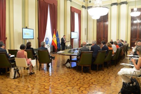 Hoy, en la presentación del estudio de la OCDE sobre las políticas agrarias