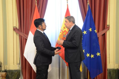 Hoy, en la sede del ministerio