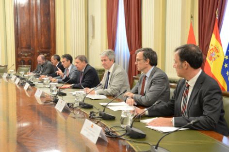 Hoy, en la sede del ministerio