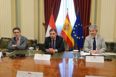 Hoy, en la sede del ministerio