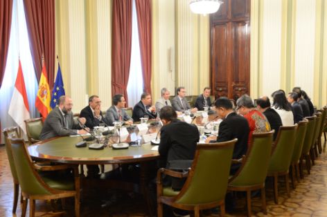 Hoy, en la sede del ministerio