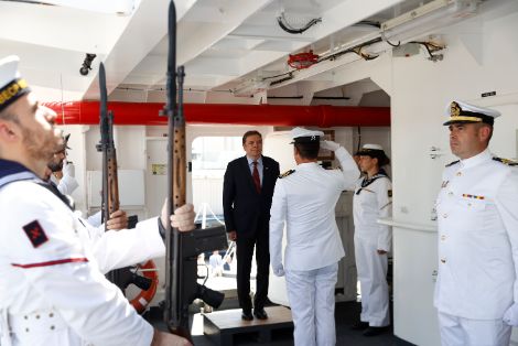 En el buque escuela “Intermares”