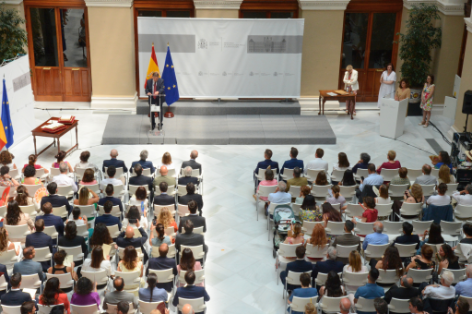 Hoy, en la sede del Ministerio  