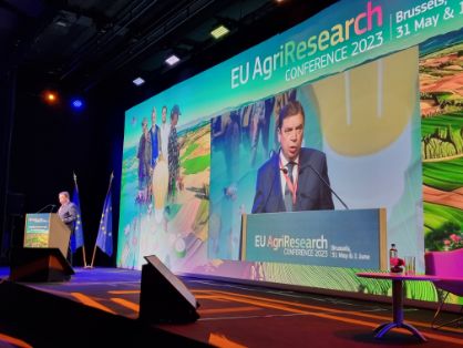 Hoy, en Bruselas, en la EU AgriResearch Conference 2023