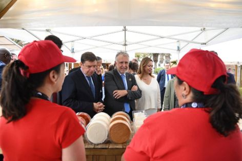 Hoy, en Lanzarote, en la inauguración de la feria Agrocanarias 