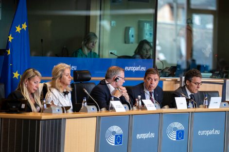 Hoy, en la Comisión de Agricultura y Desarrollo Rural del Parlamento Europeo, en Bruselas 