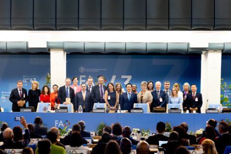 Hoy, en la Conferencia ministerial UE-Unión Africana celebrada en Roma