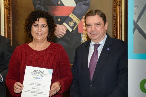 Hoy, durante los VI Premios Periodismo y Sector Pesquero Español