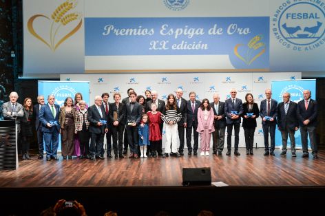 Hoy, en el acto de entrega de los premios Espiga de Oro 2023