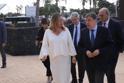 Hoy, en Lanzarote, en la inauguración de la feria Agrocanarias 