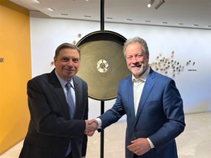 HOY, EN UNA REUNIÓN CON EL DIRECTOR GENERAL DE LA FAO, EN ROMA 