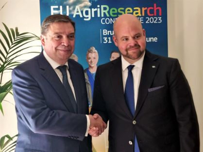 Hoy, en Bruselas, en la EU AgriResearch Conference 2023