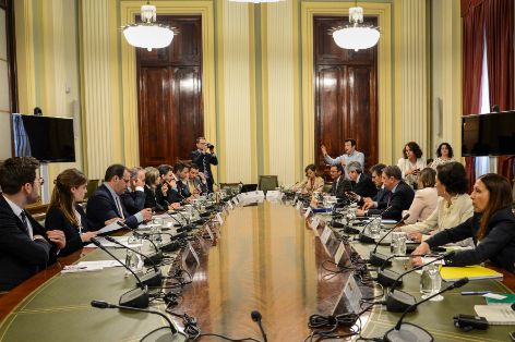 Hoy, en la sede del ministerio