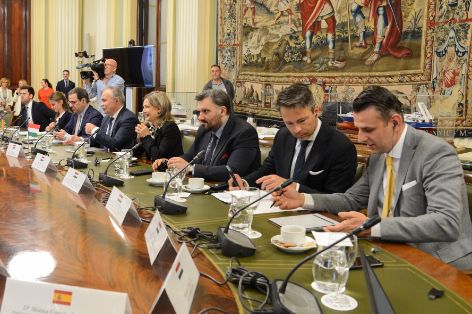 Hoy, en la sede del ministerio