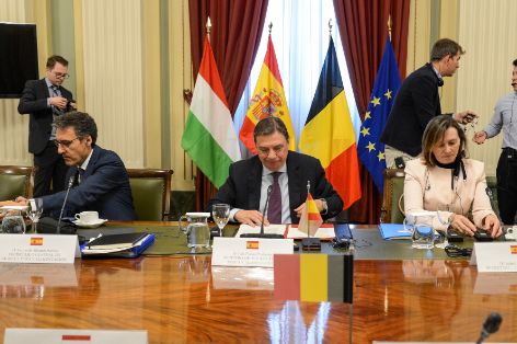 Hoy, en la sede del ministerio