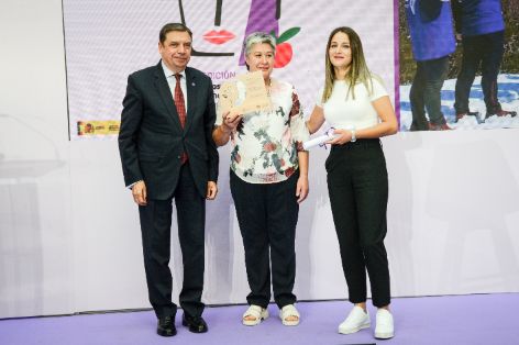 Hoy, en la entrega de los XIV Premios de Excelencia a la Innovación para Mujeres Rurales 