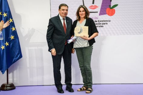 Hoy, en la entrega de los XIV Premios de Excelencia a la Innovación para Mujeres Rurales 