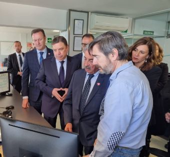 Hoy, en una visita a Santander