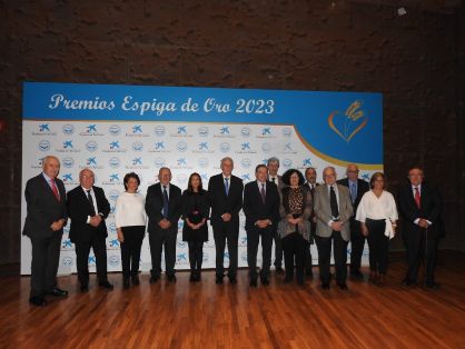 Hoy, en el acto de entrega de los premios Espiga de Oro 2023