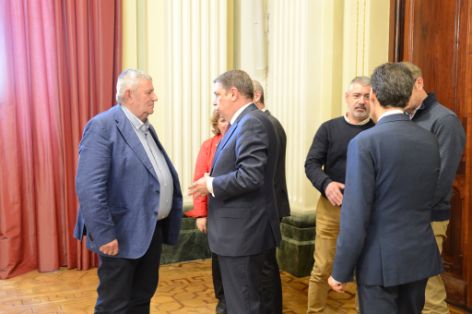 Hoy, en la sede del ministerio