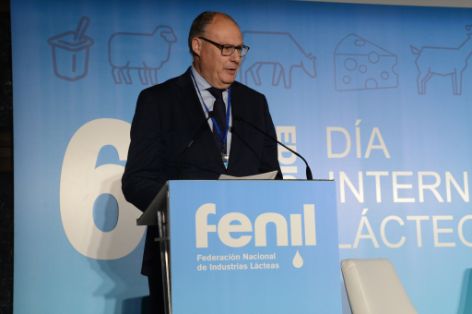 Hoy, en la inauguración del Día Internacional Lácteo
