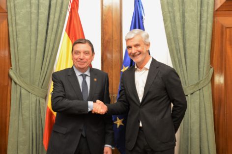 Hoy, en una reunión con la Federación de Industrias de Alimentación y Bebidas 