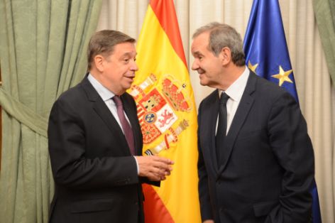 Hoy, en la sede del ministerio 