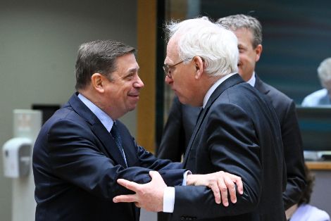 Hoy, tras el Consejo de ministros de Agricultura y Pesca de la Unión Europea