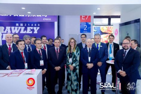 Hoy, durante su visita a SIAL Shanghái