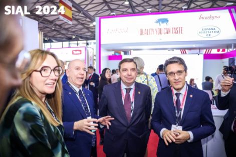 Hoy, durante su visita a SIAL Shanghái