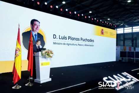 Hoy, durante su visita a SIAL Shanghái