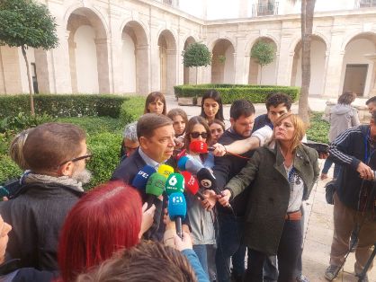 Hoy, durante una visita a Valencia