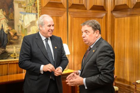 Hoy, en la sede del ministerio 