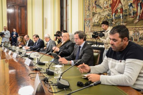Reunión con los representantes del sector pesquero y acuícola