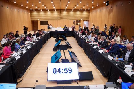 Hoy, en Pamplona, en la Conferencia Sectorial monográfica 