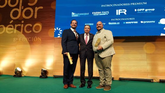 Anoche, en la VIII edición de los premios Porc d’Or, en Córdoba