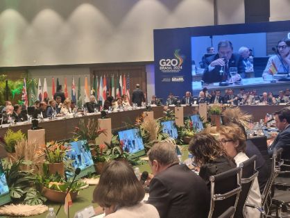 Reunión de ministros de Agricultura del G-20, en Brasil