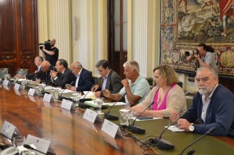 Hoy, en la sede del ministerio