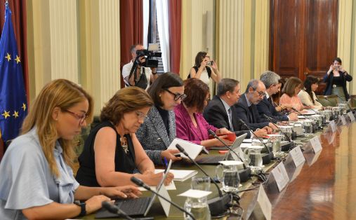 Hoy, en la sede del ministerio