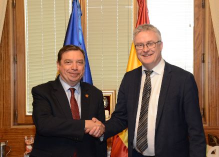 Hoy, en una reunión en Madrid