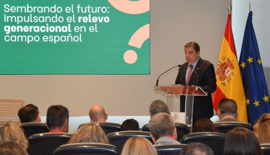 Hoy, en la inauguración de una jornada sobre impulso al relevo generacional en el campo