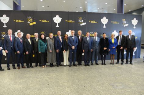 Hoy, en la inauguración de la 38ª edición del Salón Gourmets, en IFEMA