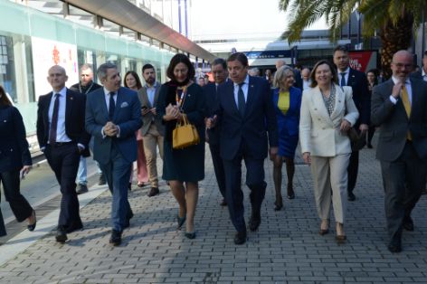 Hoy, en la inauguración de la 38ª edición del Salón Gourmets, en IFEMA