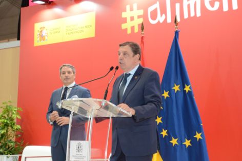 Hoy, en la inauguración de la 38ª edición del Salón Gourmets, en IFEMA