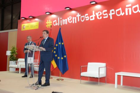 Hoy, en la inauguración de la 38ª edición del Salón Gourmets, en IFEMA