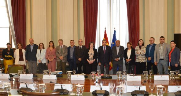 Hoy, en la sede del ministerio 